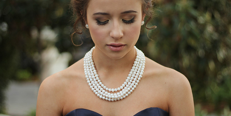 Multi Strand Pearl Necklace